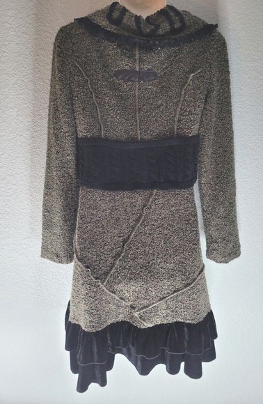 [403] Love Token Green Ruffle Sweater Jacket - Picture 12 of 12